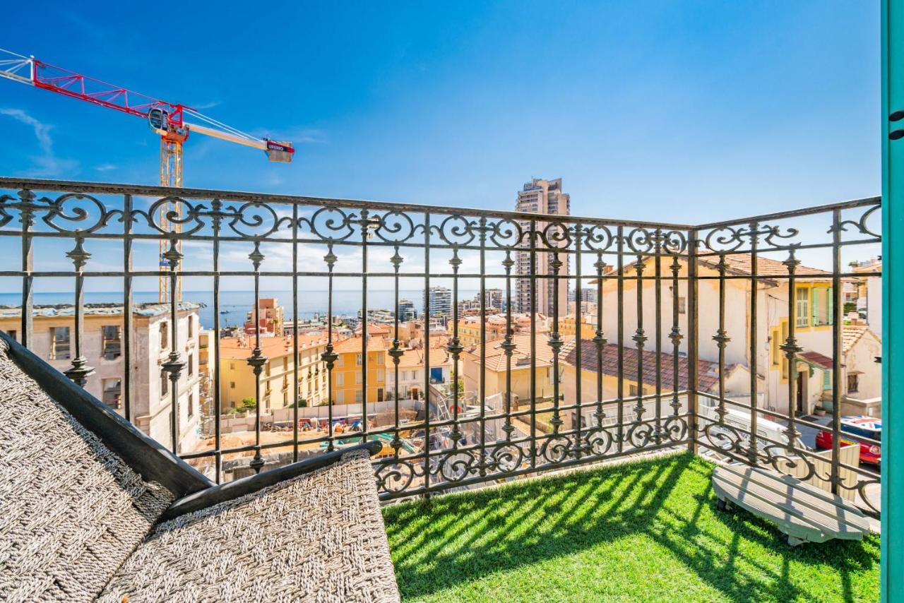 Frontiere De Monaco - Balconnet Vue Mer - Ba 博索莱伊 外观 照片